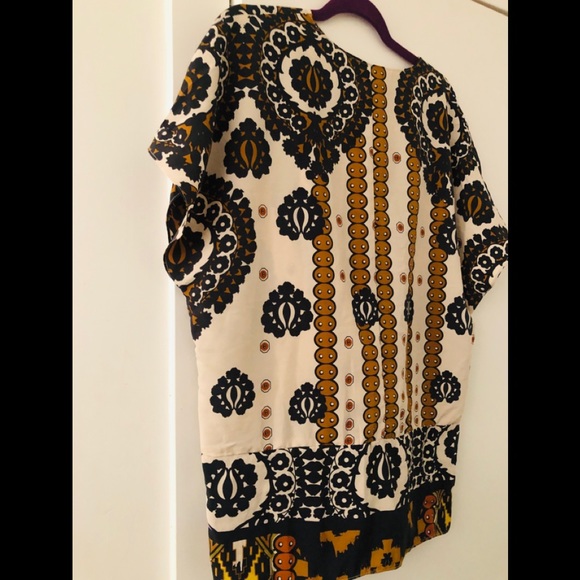 Petticoat Alley Wrap Parsley Print Blouse - Picture 8 of 9